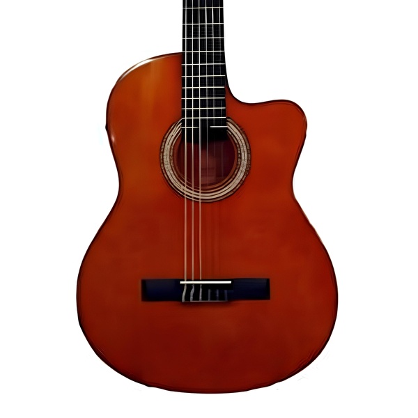 Barcelona LC 3900 CYW Kahverengi Cutaway Klasik Gitar